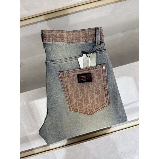 Dior Oblique Jacquard Pocket Denim Jeans